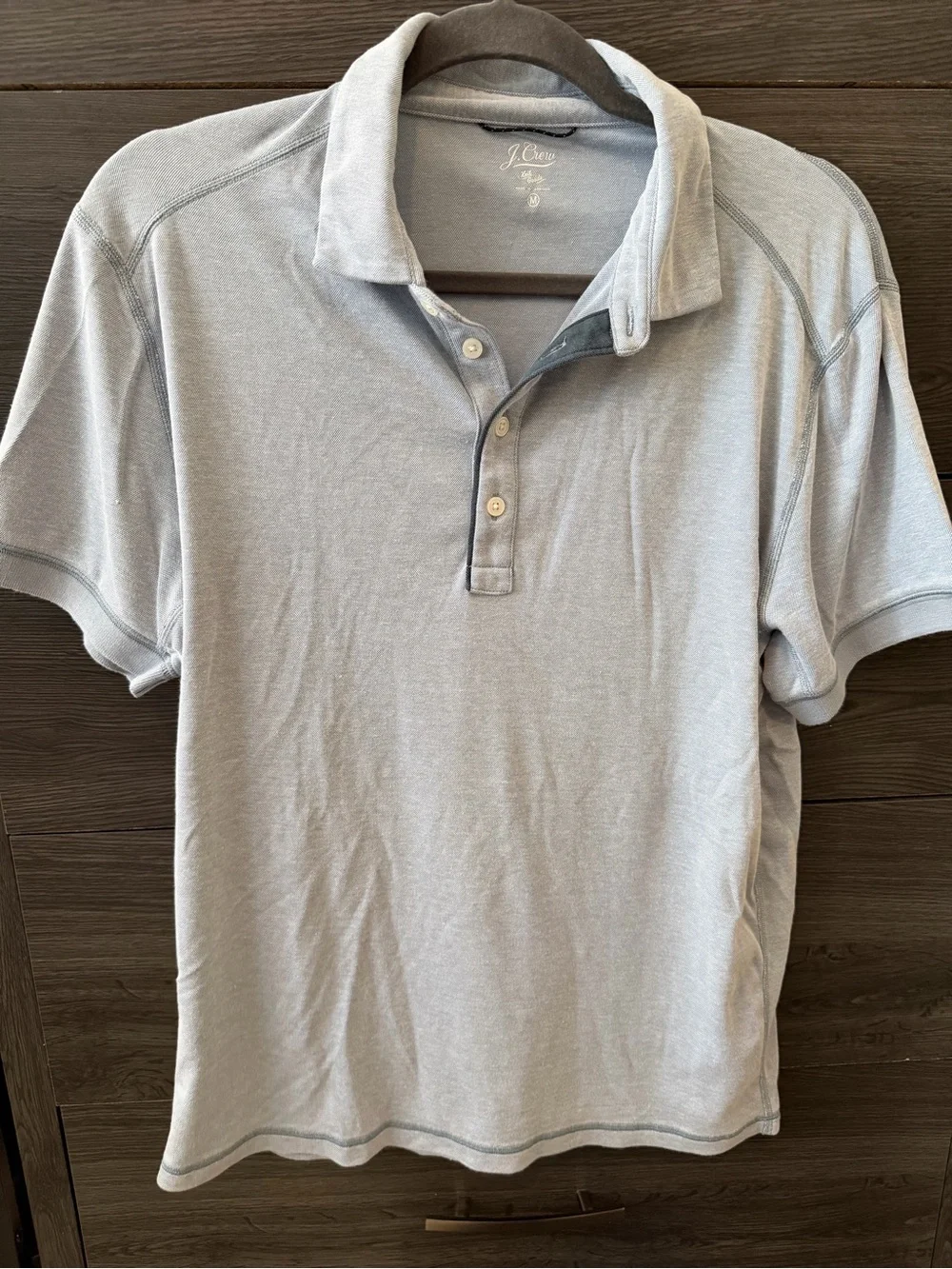 J. Crew Light Blue Men's Polo